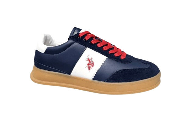 Scarpe U.S. Polo sneaker Campy001 in pelle/ ecopelle dark blue uomo U25UP17