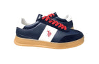 Scarpe U.S. Polo sneaker Campy001 in pelle/ ecopelle dark blue uomo U25UP17