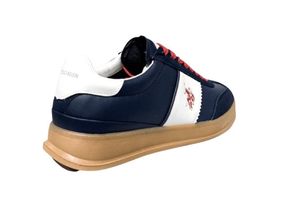 Scarpe U.S. Polo sneaker Campy001 in pelle/ ecopelle dark blue uomo U25UP17