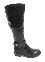 Scarpe donna stivale Cavallerizzo Gold&gold in ecopelle  nero D20GG49