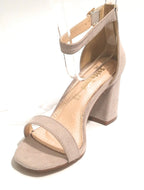 SCARPE DONNA SANDALO GOLD&GOLD IN ECOPELLE SCAMOSCIATA COL. GRIGIO ICE TC 70  DS18GG10