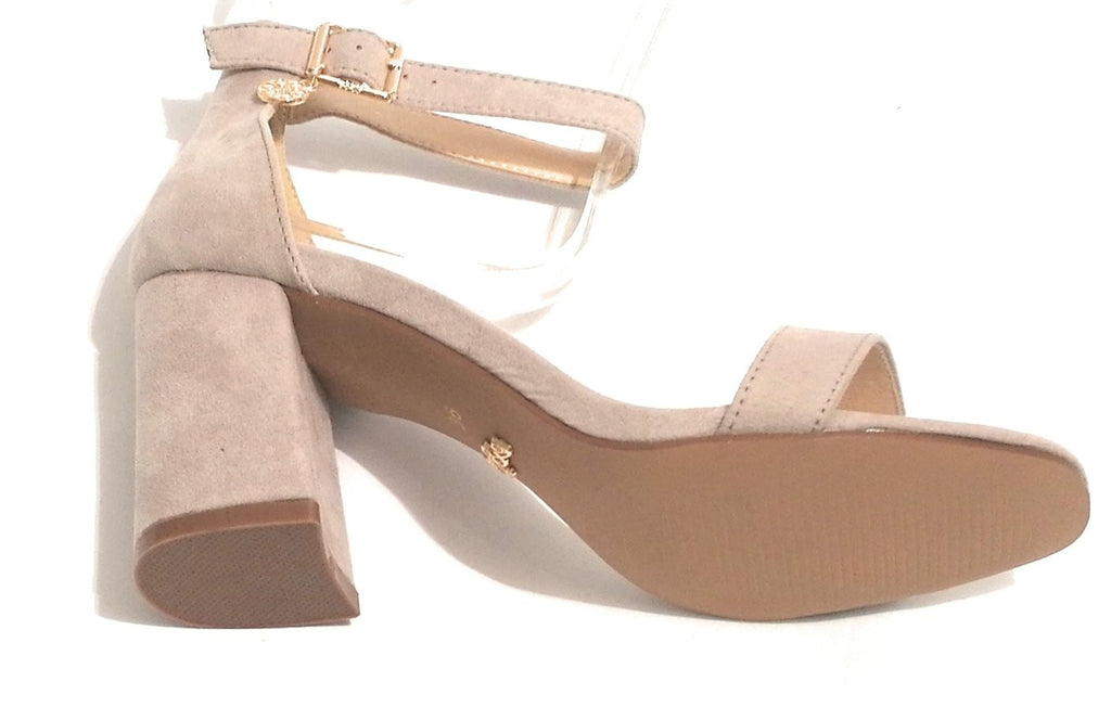SCARPE DONNA SANDALO GOLD&GOLD IN ECOPELLE SCAMOSCIATA COL. GRIGIO ICE TC 70  DS18GG10
