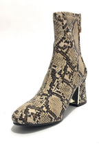 Scarpe donna ankle boot Gold&gold tc 60 in ecopelle stampa pitone beige roccia D20GG17