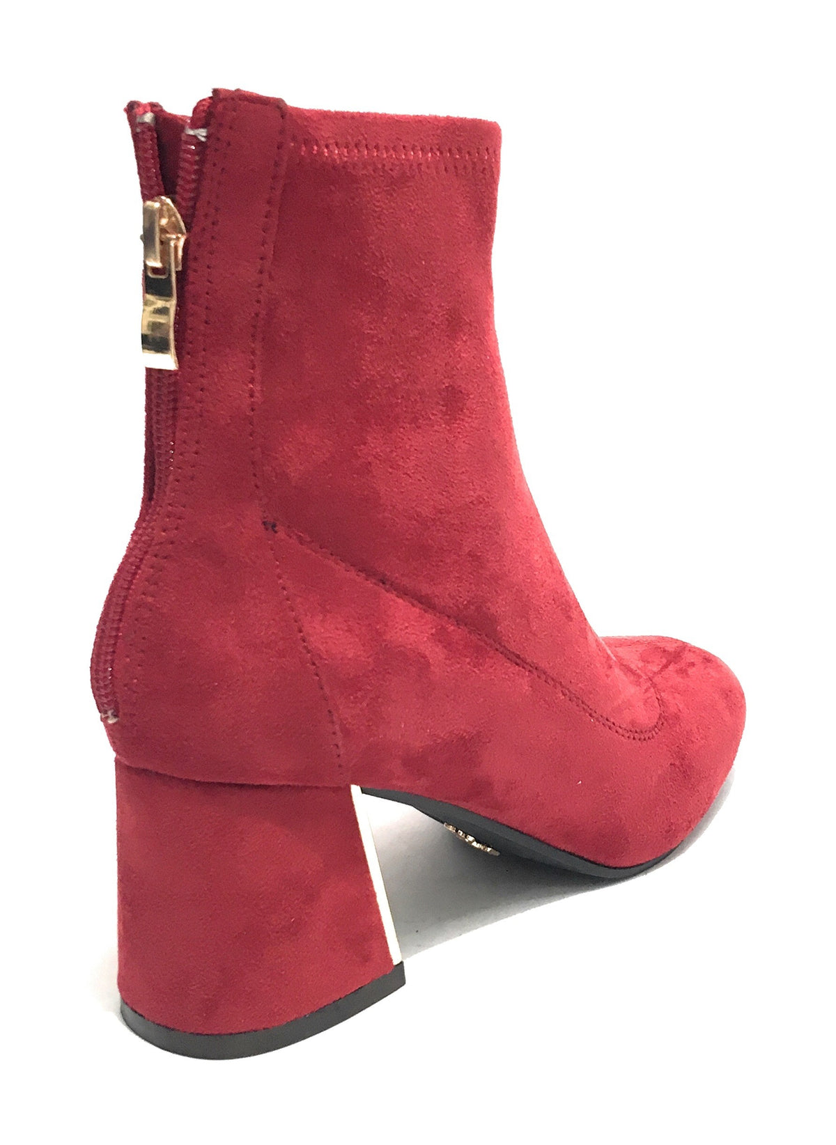Scarpe donna ankle boot Gold&gold tc 60 in ecopelle scamosciato rosso D20GG14