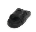 Scarpe donna Gold&gold slipper in ecopelle nero DS21GG63