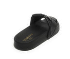 Scarpe donna Gold&gold slipper in ecopelle nero DS21GG63