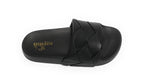 Scarpe donna Gold&gold slipper in ecopelle nero DS21GG63