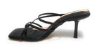 Scarpe donna sandalo Gold&gold TC 80 ecopelle nero DS21GG23