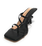 Scarpe donna sandalo Gold&gold TC 80 ecopelle nero DS21GG23