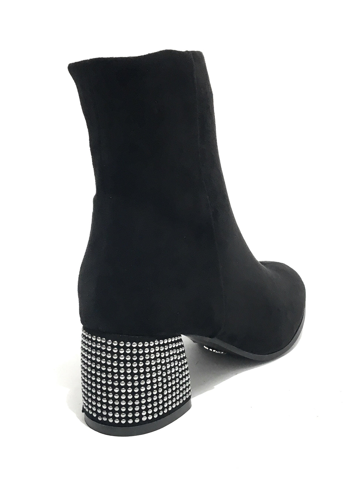 Scarpe donna ankle boot Gold&gold tc 55 in ecopelle scamosciato nero D20GG09