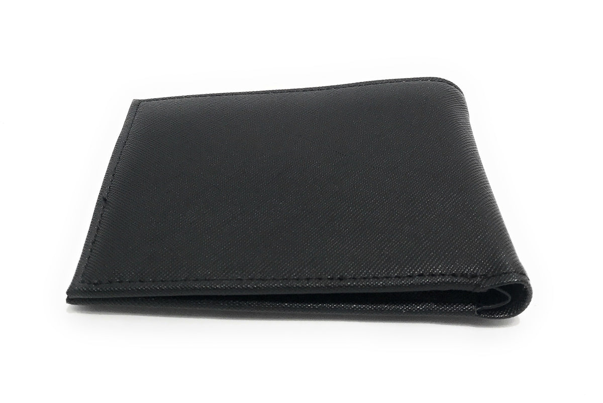 Portafoglio Guess Certosa smart flat billfold saffiano nero G24GU01 SMECRSLEA27
