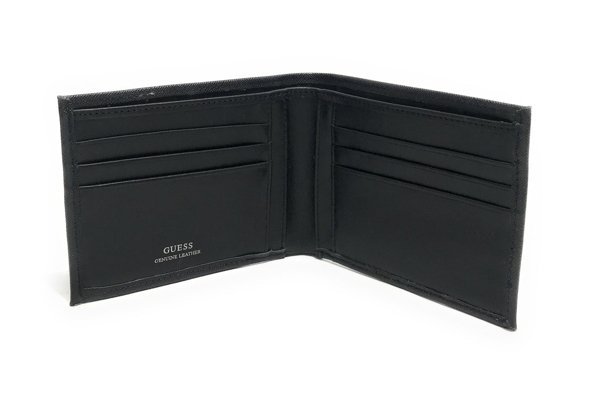 Portafoglio Guess Certosa smart flat billfold saffiano nero G24GU01 SMECRSLEA27