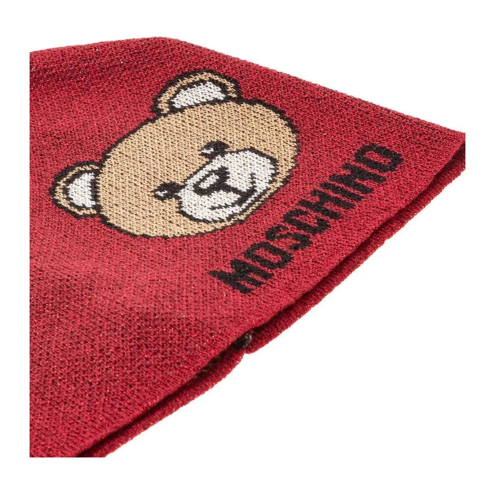 Berretto Teddy Moschino rosso C24MO03 65214
