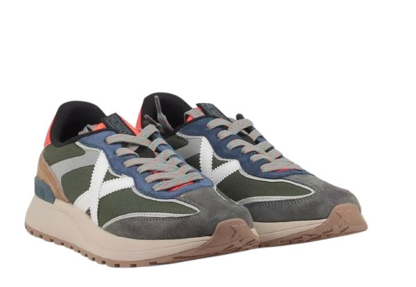 Sneaker Munich uomo Dynamix 08 verde/multicolore U26MU03 8862008