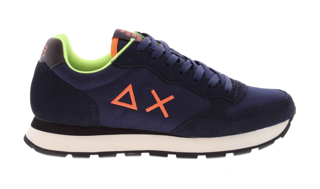 Sneaker running Sun68 Tom Fluo navy blue U26SU07 Z45102
