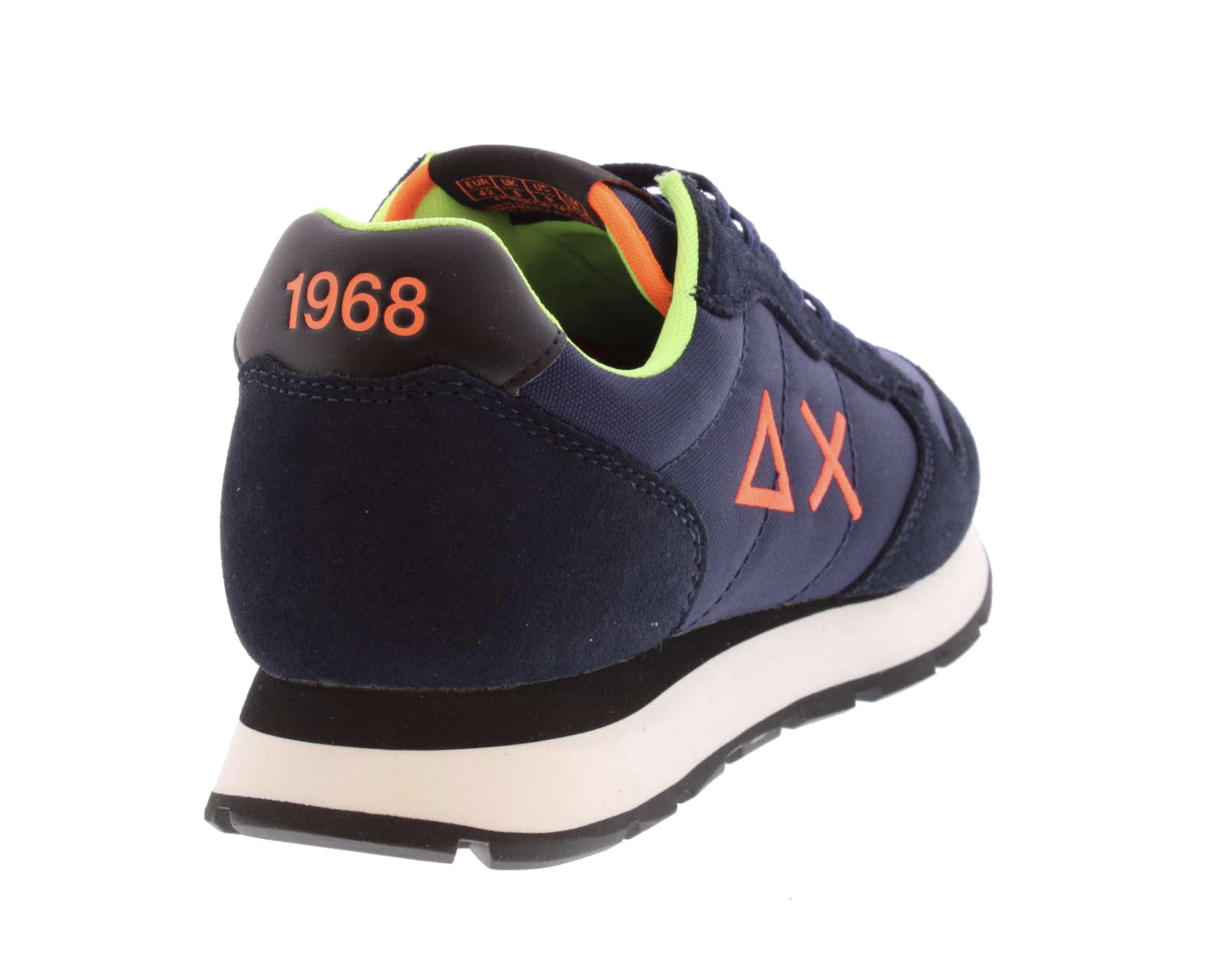 Sneaker running Sun68 Tom Fluo navy blue U26SU07 Z45102