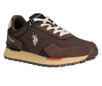Sneaker running U.S. POLO Aron009 dark brown U26UP08