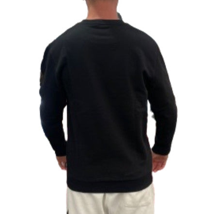 Felpa uomo Moschino girocollo nero E25MO01 V1A1701 4424 0555