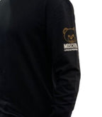 Felpa uomo Moschino girocollo nero E25MO01 V1A1701 4424 0555