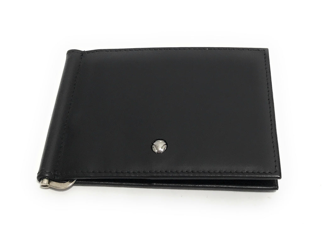 Portafogli uomo MOMO DESIGN  money clip in pelle nero AS23MM03 MO-10BC*
