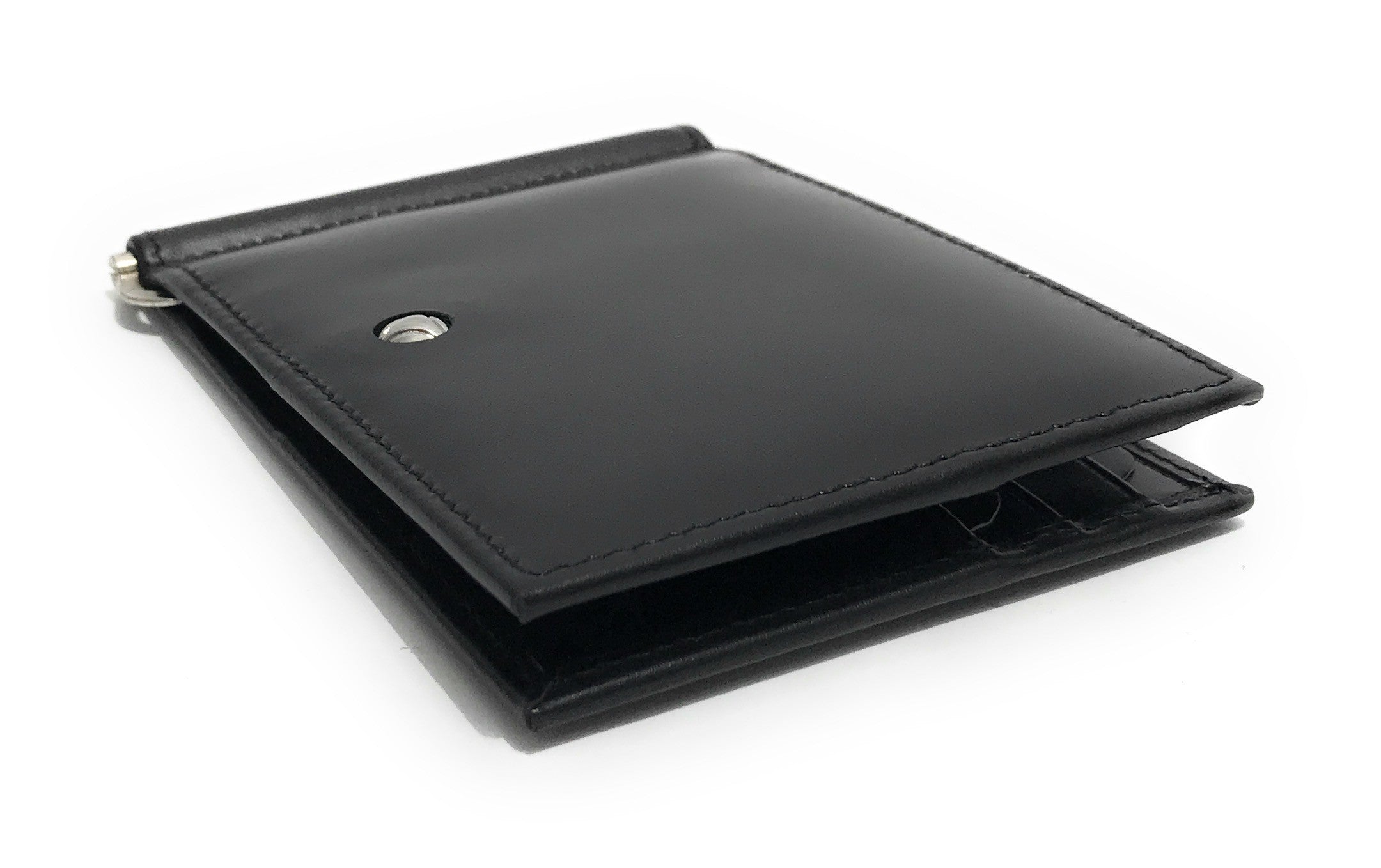 Portafogli uomo MOMO DESIGN  money clip in pelle nero AS23MM03 MO-10BC*