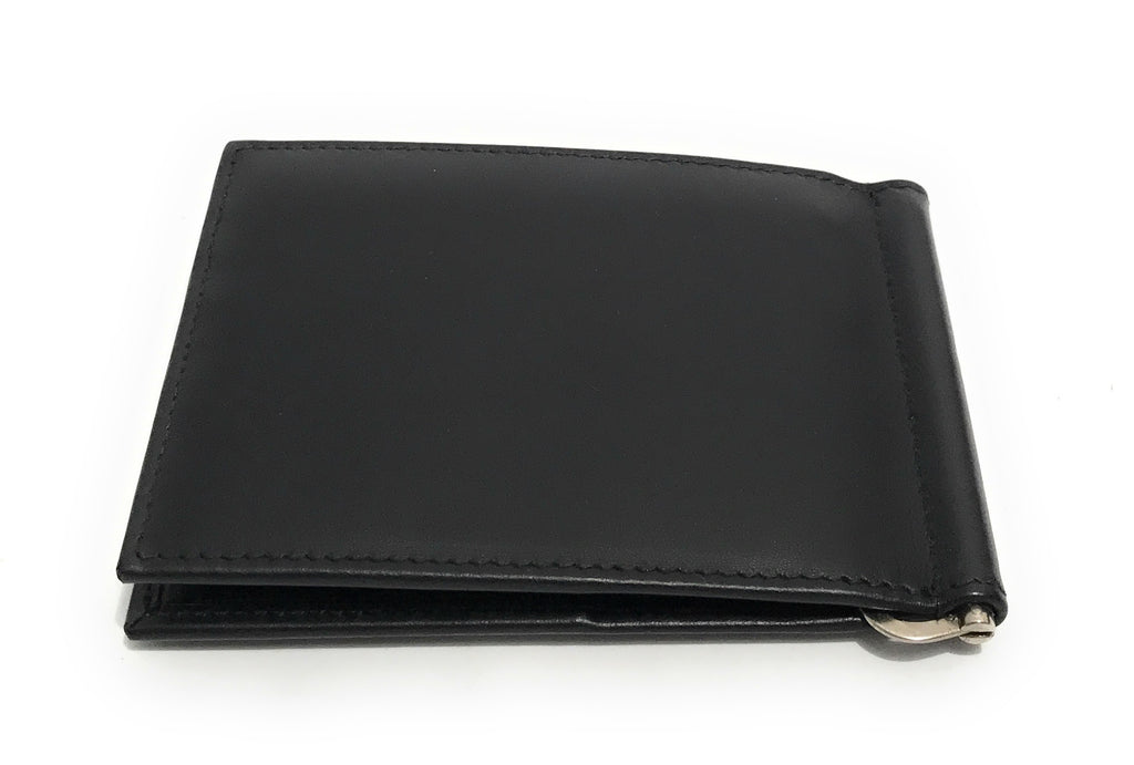 Portafogli uomo MOMO DESIGN  money clip in pelle nero AS23MM03 MO-10BC*