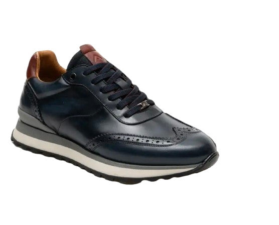 Sneaker uomo Ambitious in pelle blu navy U26AM05 13139-5909AM