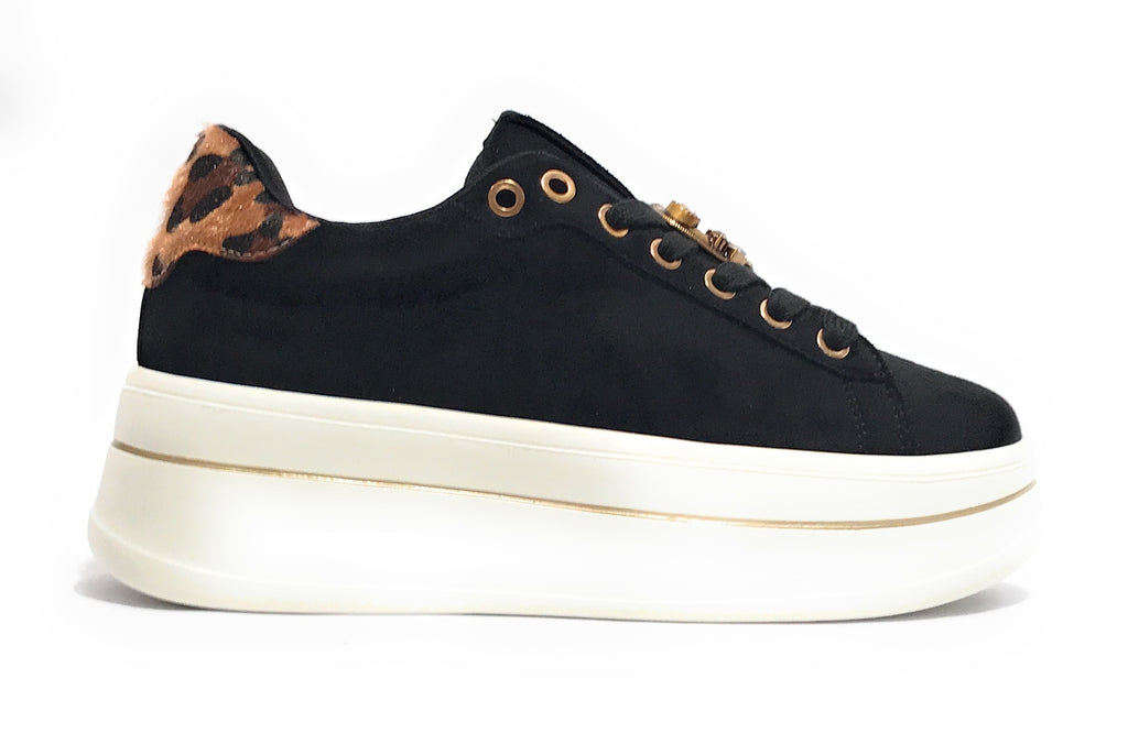 Sneaker donna Gold&gold nero D26GG11 GB989