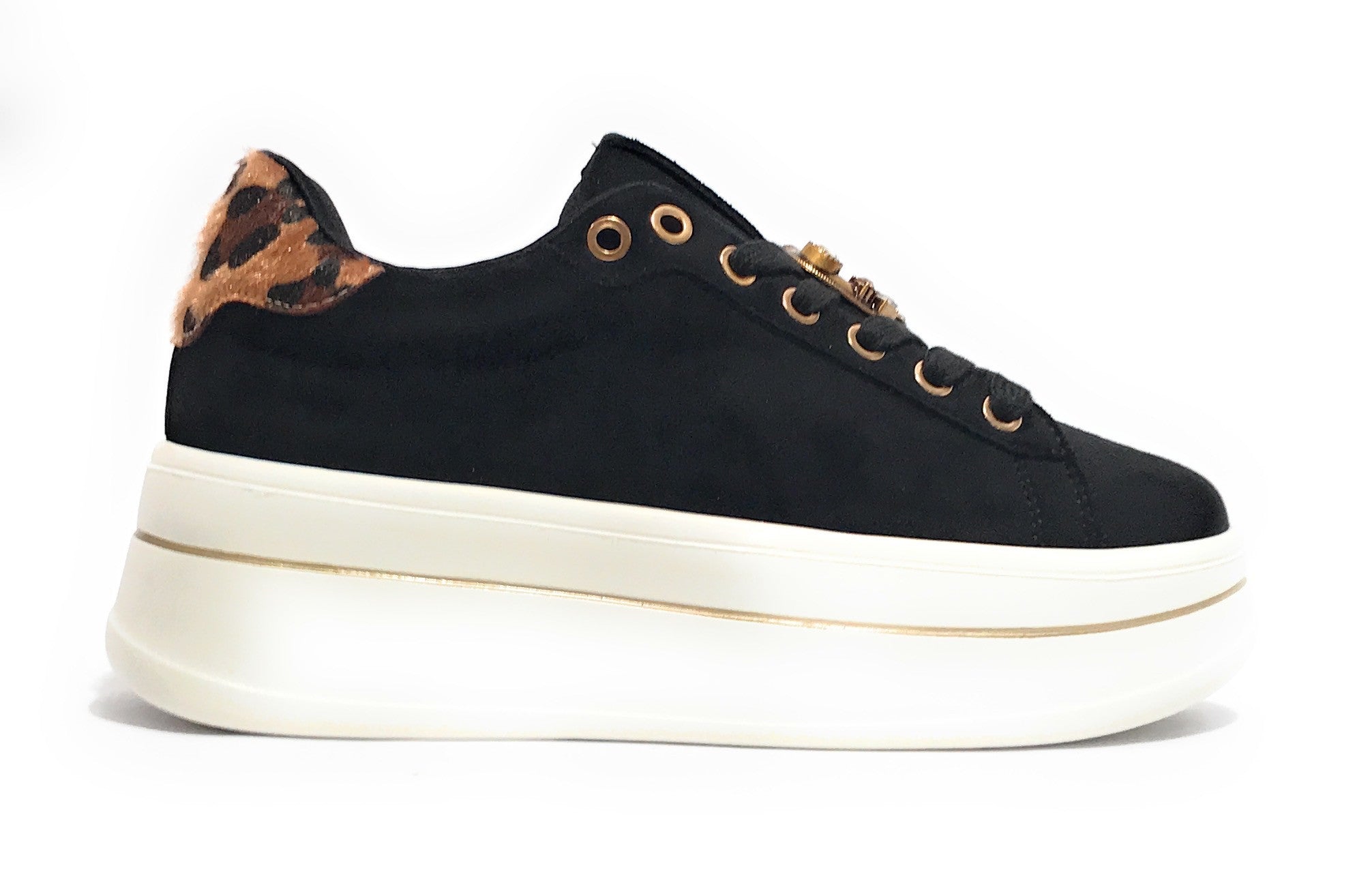 Sneaker donna Gold&gold nero D26GG11 GB989