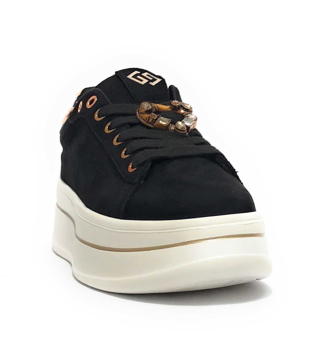 Sneaker donna Gold&gold nero D26GG11 GB989