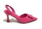 Scarpe donna Gold&gold decollete tallone aperto tc 80 fuxia GP23-201 DS23GG05