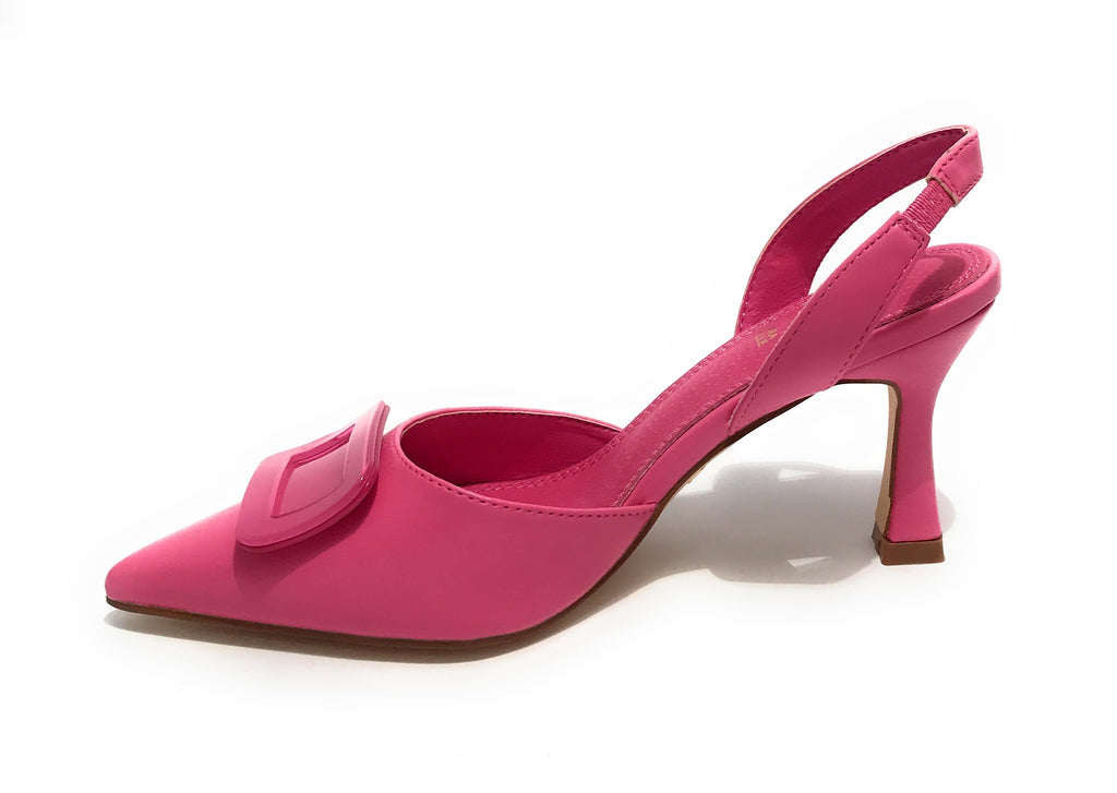 Scarpe donna Gold&gold decollete tallone aperto tc 80 fuxia GP23-201 DS23GG05
