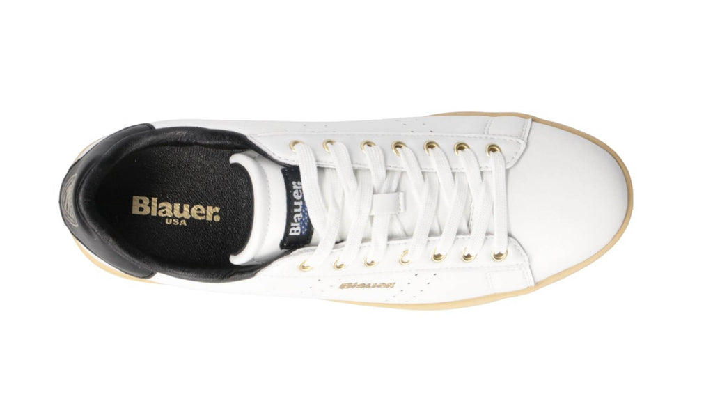 Sneaker uomo Blauer Grant white/ black U26BU11 F5GRANT01/LEA