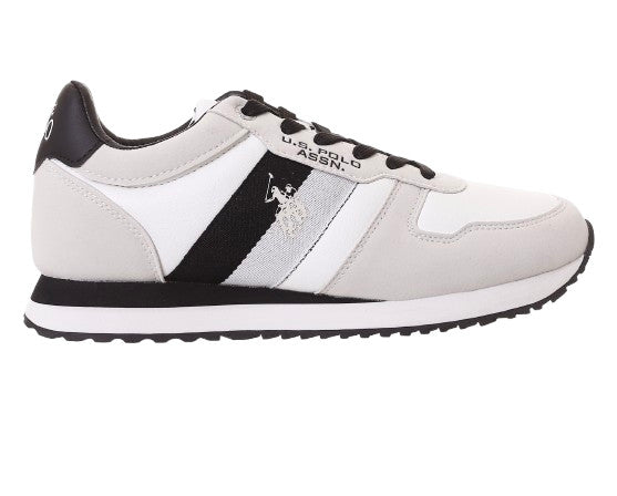 Sneaker U.S. POLO Xirio012 white/ black uomo U26UP13