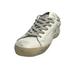 Sneaker uomo 4B12 in pelle bianco/avio US25QB03 SUPRIME-U201