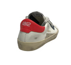 Sneaker uomo 4B12 in pelle bianco/avio US25QB03 SUPRIME-U201
