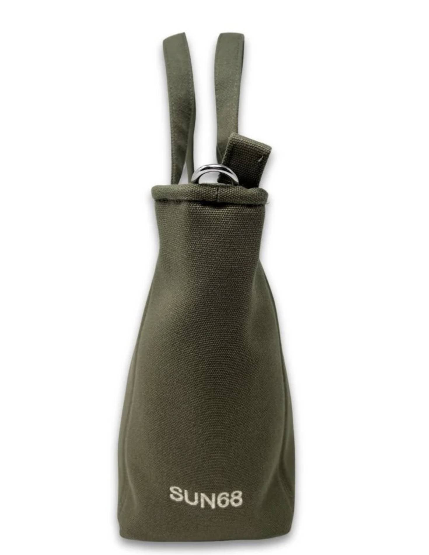 Borsa donna Sun 68 small canvas bag verde militare BS25SU07 Z35262