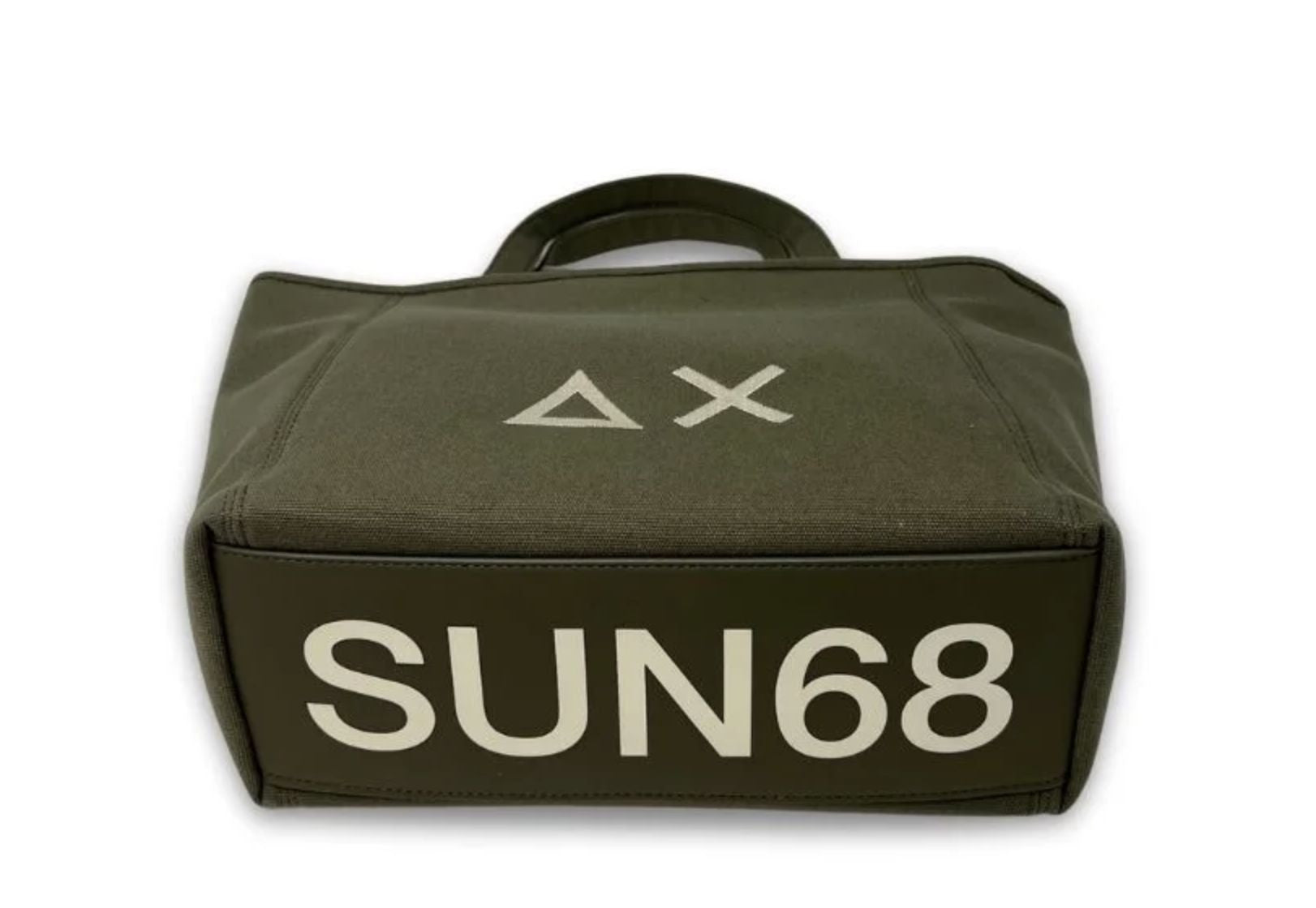 Borsa donna Sun 68 small canvas bag verde militare BS25SU07 Z35262