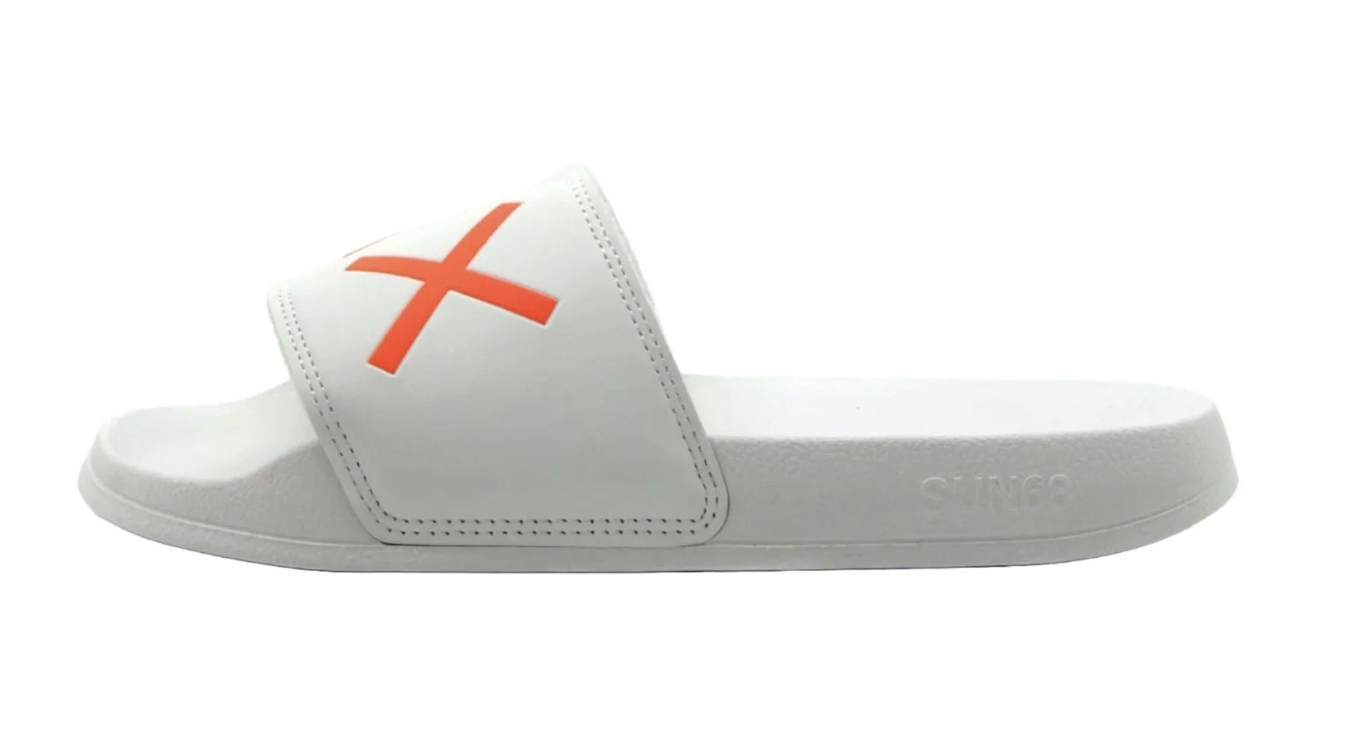 Slippers logo Sun68 white donna DS24SU15 X34203