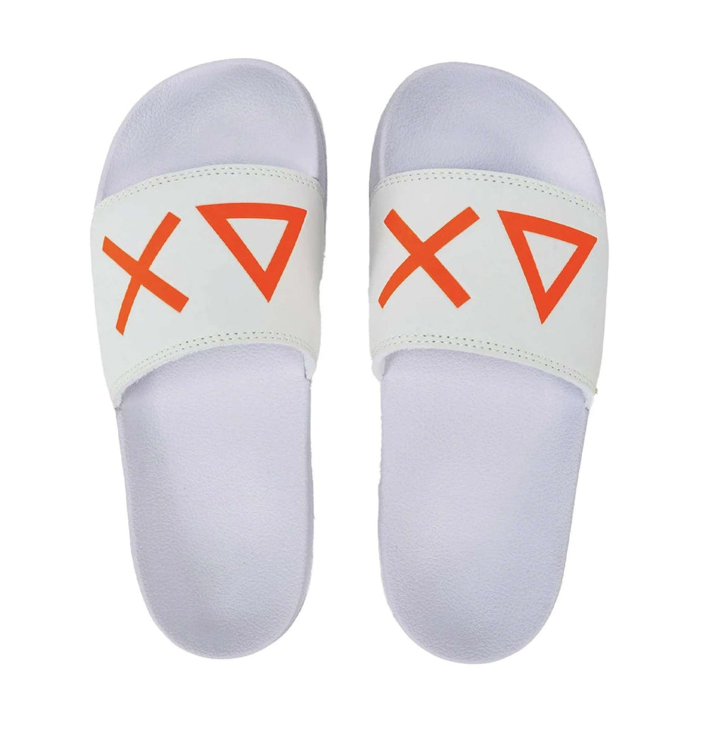 Slippers logo Sun68 white donna DS24SU15 X34203
