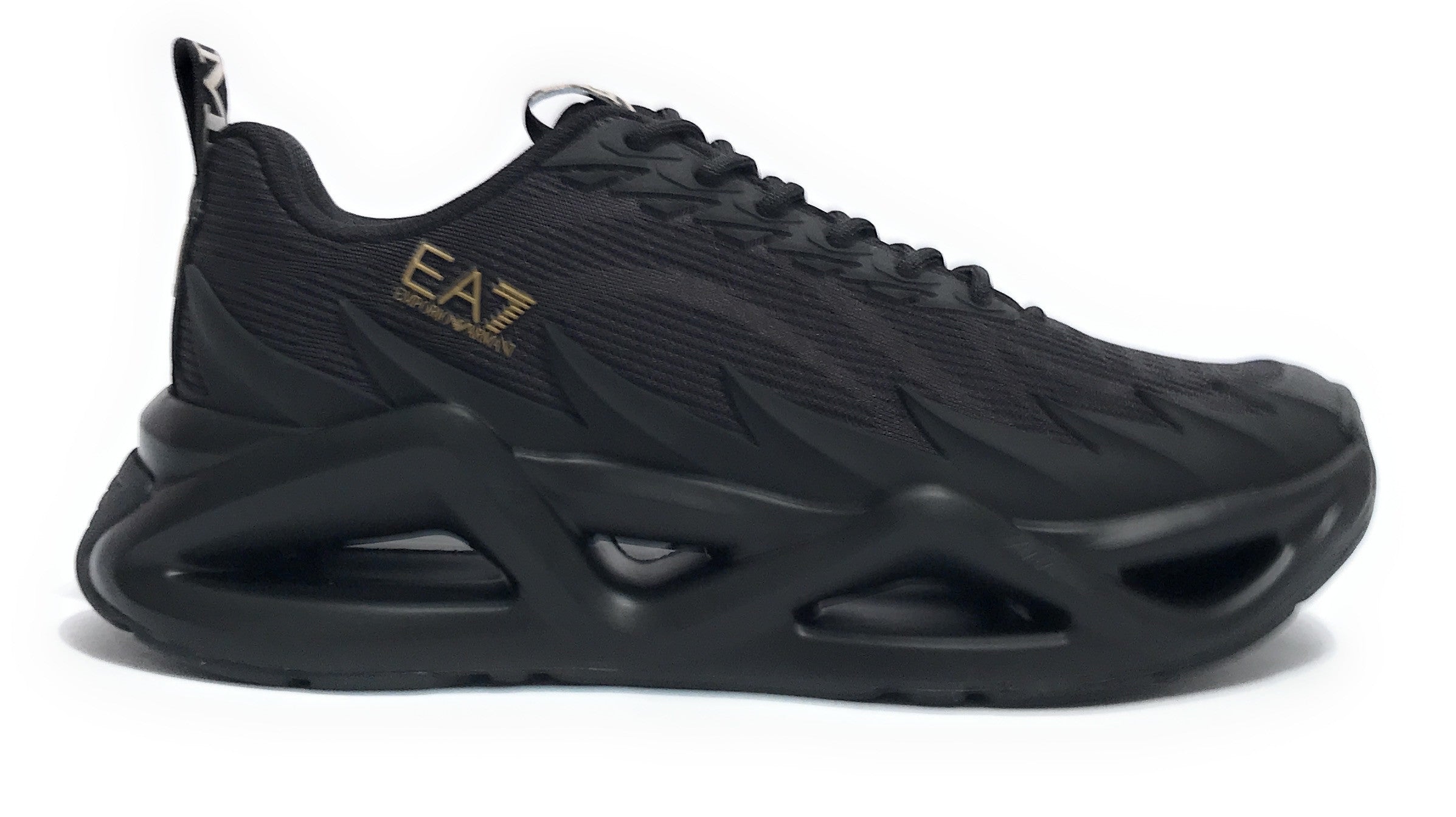 Sneaker EA7 Emporio Armani triple black/gold U26EA09 7X000304 AF18442 MC021