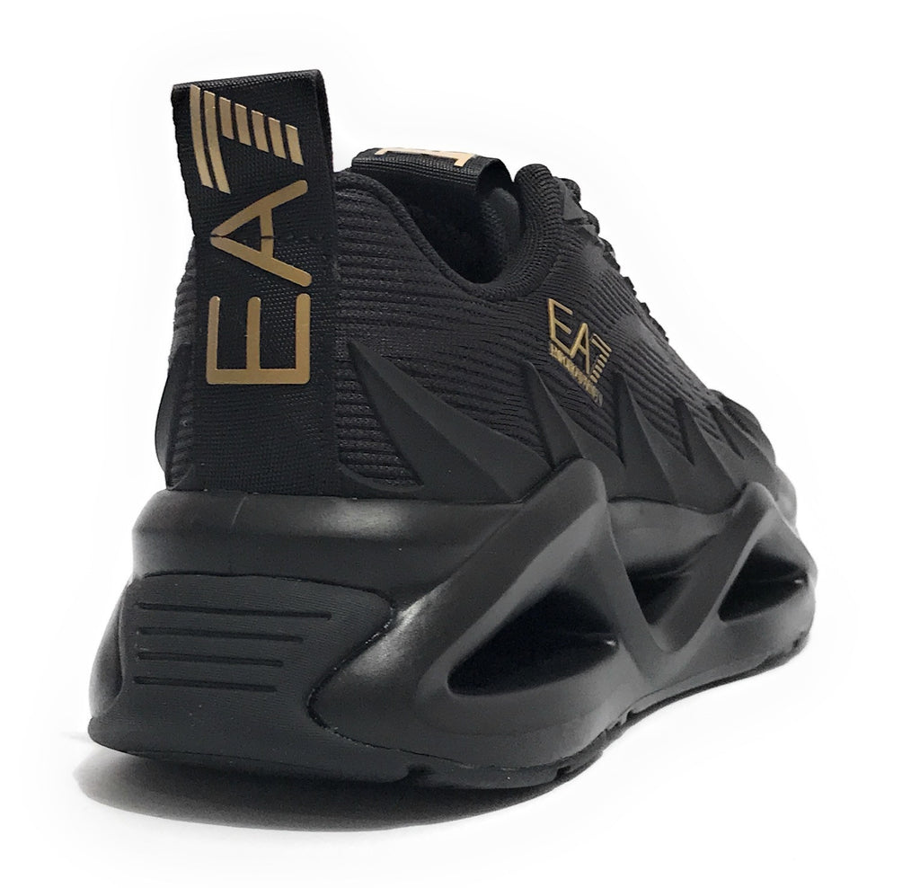 Sneaker EA7 Emporio Armani triple black/gold U26EA09 7X000304 AF18442 MC021