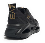 Sneaker EA7 Emporio Armani triple black/gold U26EA09 7X000304 AF18442 MC021