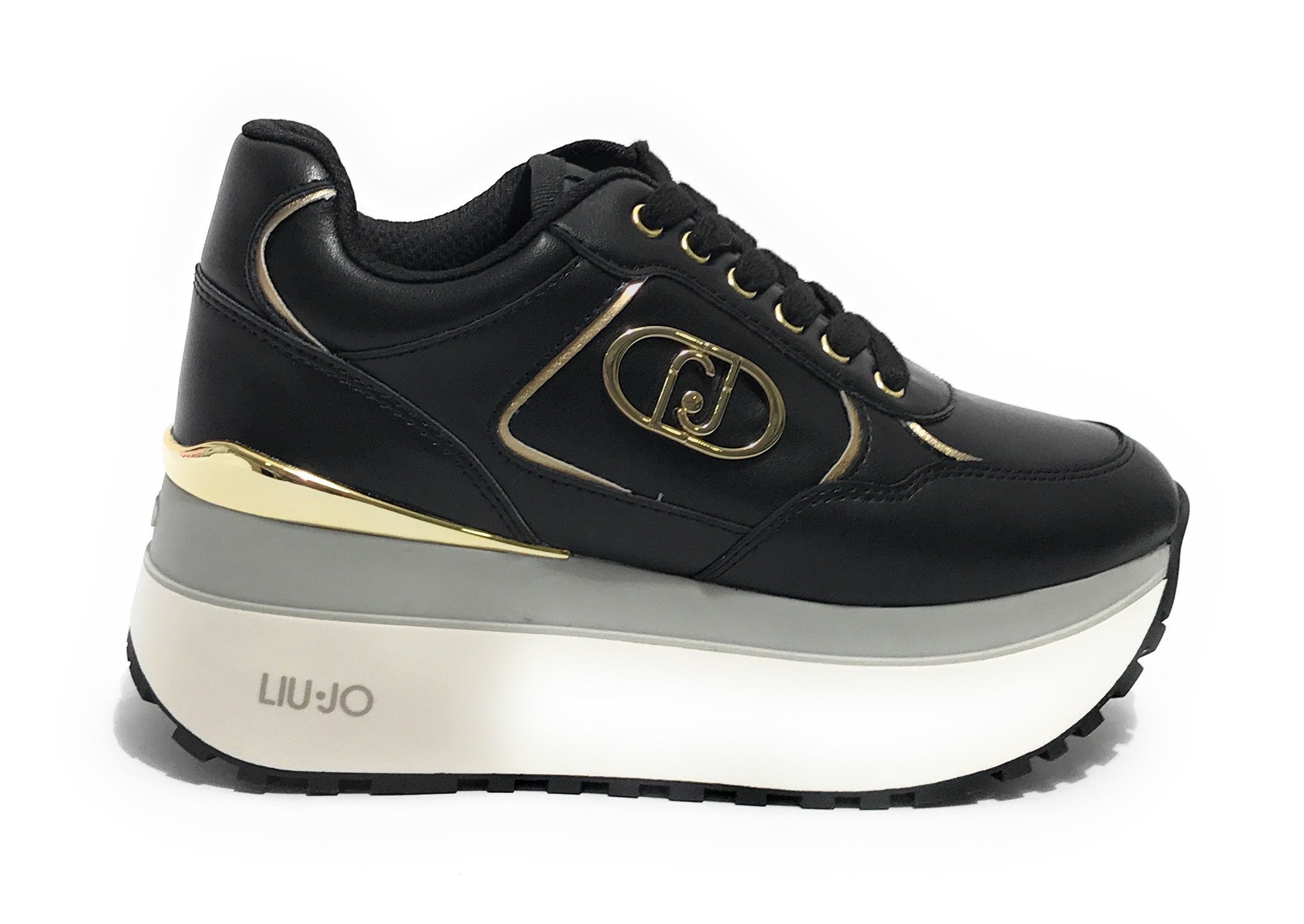 Sneaker donna Liu-Jo Maxi Wonder Plus 01 black D26LJ17 BF5011 P0102