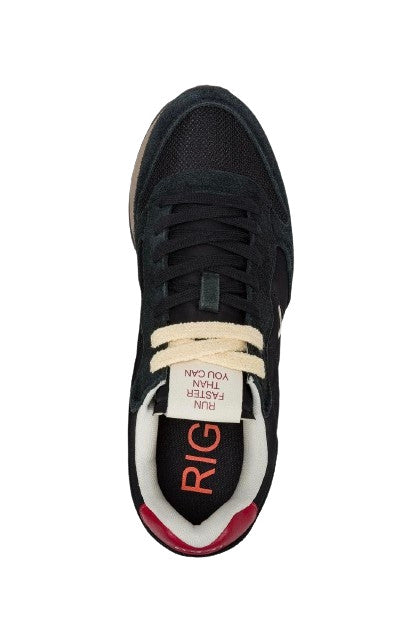 Sneaker running Sun68 Tom Vintage suede/ nylon nero U26SU21 Z45105