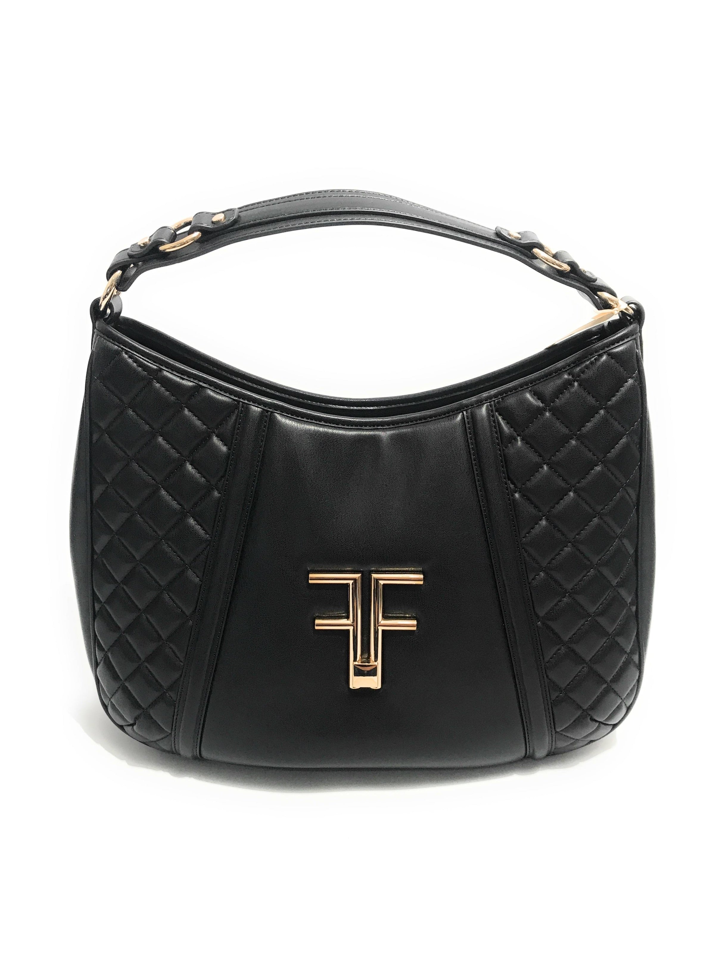Borsa donna Fracomina a spalla shoulder bag ecopelle nero B23FR41 FA22WB3018P411S1-053