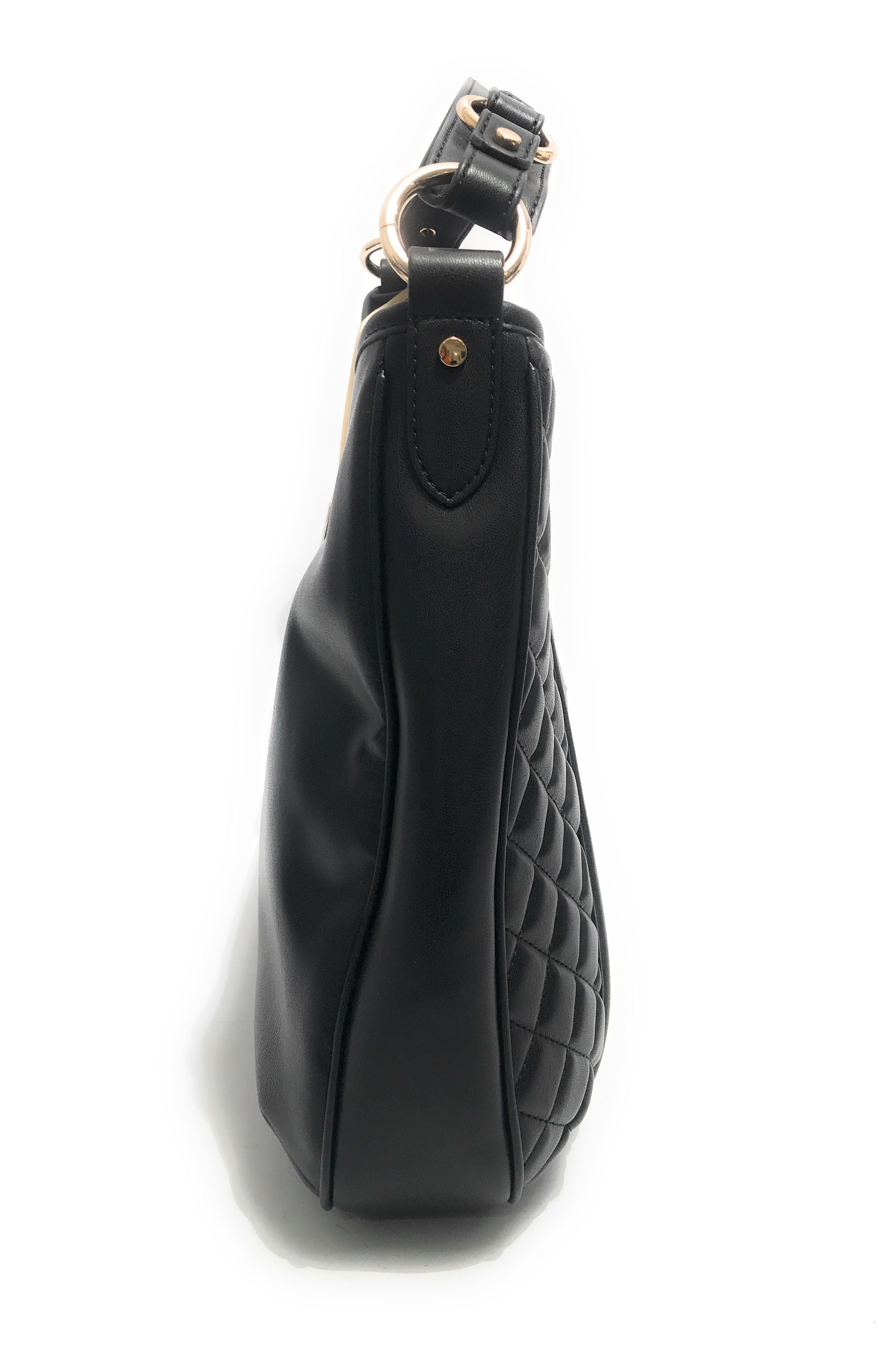 Borsa donna Fracomina a spalla shoulder bag ecopelle nero B23FR41 FA22WB3018P411S1-053