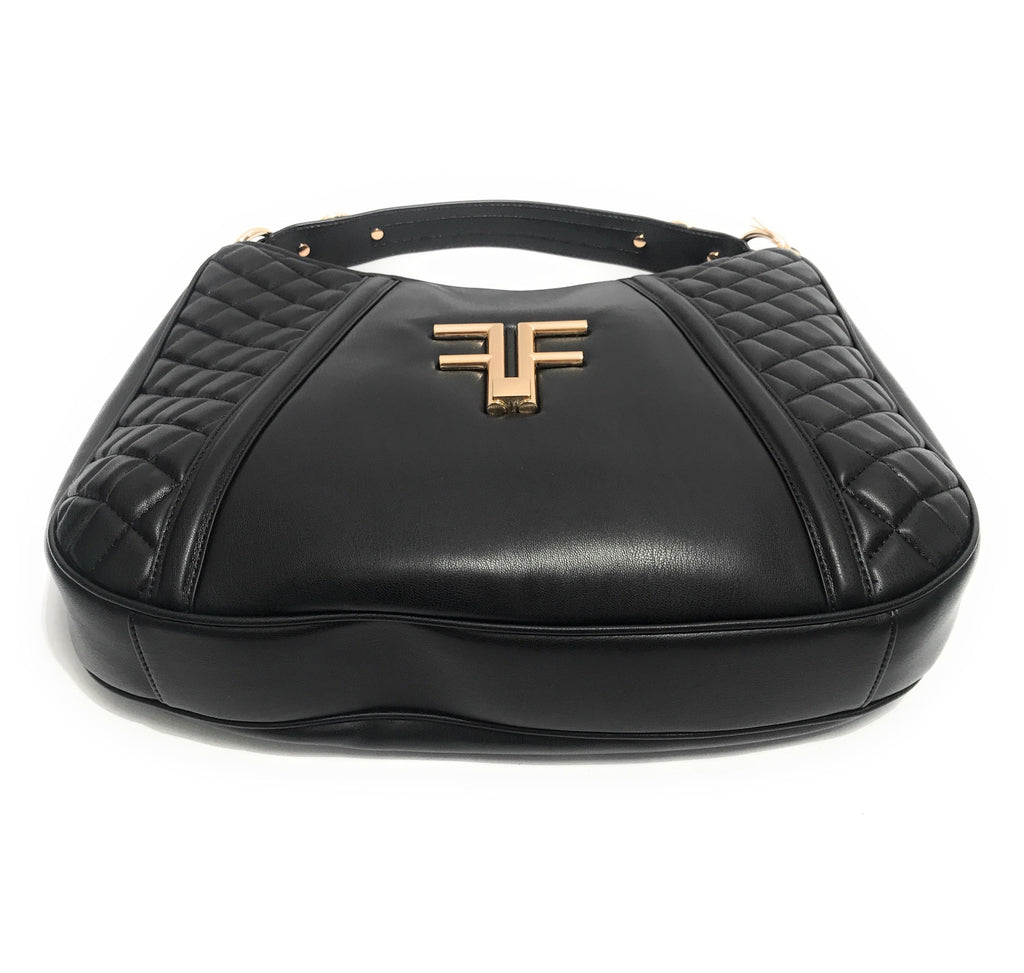 Borsa donna Fracomina a spalla shoulder bag ecopelle nero B23FR41 FA22WB3018P411S1-053