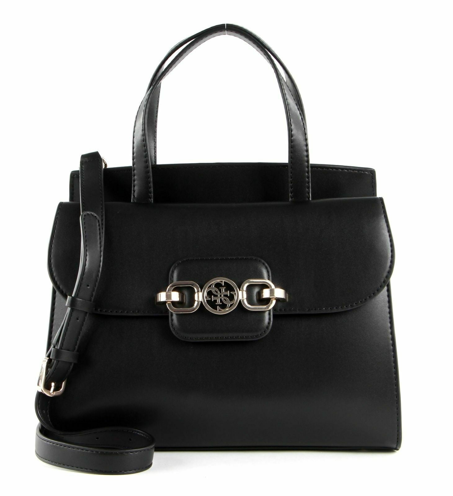 Borsa Guess a mano/ tracolla Hensely satchel black BS21GU85 VG811306