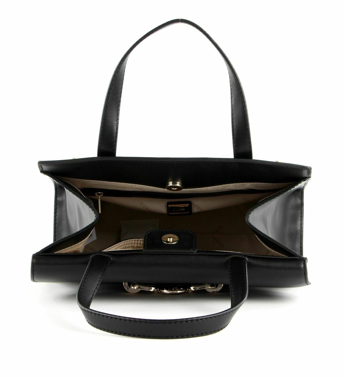 Borsa Guess a mano/ tracolla Hensely satchel black BS21GU85 VG811306